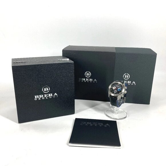 BRERA OROLOGI BRET3C4301 Eterno Chrono Men's Watch Watch Wristwatch Unused - Picture 3 of 16